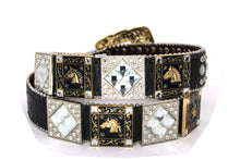 Cargar imagen en el visor de la galería, Rhinestone Belt - #5011 Longhorn Buckle w Rhombic Diamond Stone