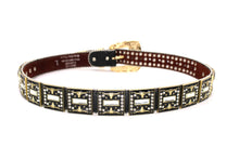 Cargar imagen en el visor de la galería, Rhinestone Belt - #5051 Longhorn Buckle w Double Longhorn