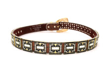 Cargar imagen en el visor de la galería, Rhinestone Belt - #5051 Longhorn Buckle w Double Longhorn