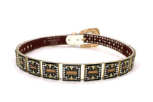 Cargar imagen en el visor de la galería, Rhinestone Belt - #5051 Longhorn Buckle w Double Longhorn
