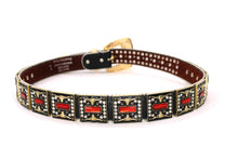 Cargar imagen en el visor de la galería, Rhinestone Belt - #5051 Longhorn Buckle w Double Longhorn