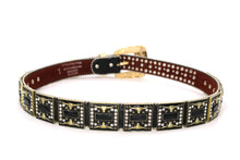 Cargar imagen en el visor de la galería, Rhinestone Belt - #5051 Longhorn Buckle w Double Longhorn