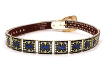 Cargar imagen en el visor de la galería, Rhinestone Belt - #5051 Longhorn Buckle w Double Longhorn