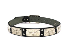 Load image into Gallery viewer, Concho Belt- #801 Silver Concho & Colorful Rhinestone