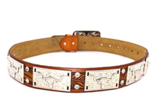 Load image into Gallery viewer, Concho Belt- #801 Silver Concho & Colorful Rhinestone