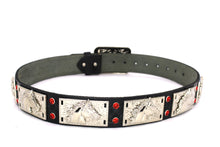 Load image into Gallery viewer, Concho Belt- #801 Silver Concho & Colorful Rhinestone