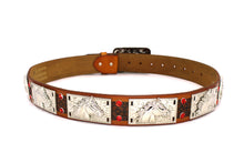 Load image into Gallery viewer, Concho Belt- #801 Silver Concho & Colorful Rhinestone