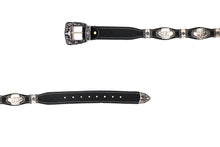 Load image into Gallery viewer, Concho Belt- #8030-8035 Silver Western Concho Belt