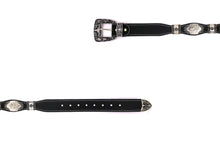 Load image into Gallery viewer, Concho Belt- #8030-8035 Silver Western Concho Belt