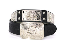 Load image into Gallery viewer, Concho Belt- #801 Silver Concho & Colorful Rhinestone