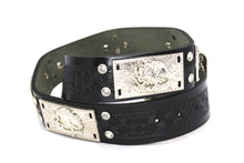 Load image into Gallery viewer, Concho Belt- #801 Silver Concho & Colorful Rhinestone