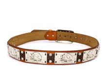 Load image into Gallery viewer, Concho Belt- #801 Silver Concho & Colorful Rhinestone