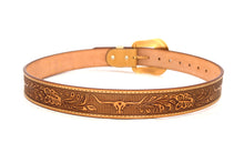 Cargar imagen en el visor de la galería, Plain Belt- #8051-8057 Longhorn Horse Crocodile Prayer Floral
