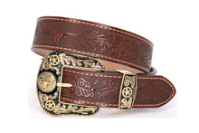 Load image into Gallery viewer, Plain Belt- #8051-8057 Longhorn Horse Crocodile Prayer Floral