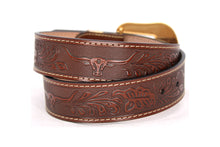 Load image into Gallery viewer, Plain Belt- #8051-8057 Longhorn Horse Crocodile Prayer Floral