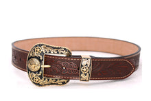 Load image into Gallery viewer, Plain Belt- #8051-8057 Longhorn Horse Crocodile Prayer Floral