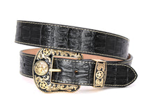 Cargar imagen en el visor de la galería, Plain Belt- #8051-8057 Longhorn Horse Crocodile Prayer Floral