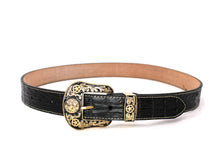 Cargar imagen en el visor de la galería, Plain Belt- #8051-8057 Longhorn Horse Crocodile Prayer Floral