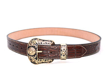Cargar imagen en el visor de la galería, Plain Belt- #8051-8057 Longhorn Horse Crocodile Prayer Floral