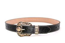 Cargar imagen en el visor de la galería, Plain Belt- #8051-8057 Longhorn Horse Crocodile Prayer Floral