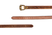Cargar imagen en el visor de la galería, Plain Belt- #8051-8057 Longhorn Horse Crocodile Prayer Floral