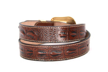Cargar imagen en el visor de la galería, Plain Belt- #8051-8057 Longhorn Horse Crocodile Prayer Floral