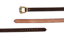 Cargar imagen en el visor de la galería, Plain Belt- #8051-8057 Longhorn Horse Crocodile Prayer Floral