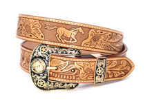Cargar imagen en el visor de la galería, Plain Belt- #8051-8057 Longhorn Horse Crocodile Prayer Floral