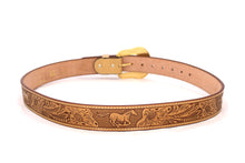 Load image into Gallery viewer, Plain Belt- #8051-8057 Longhorn Horse Crocodile Prayer Floral