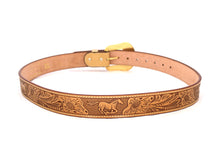 Cargar imagen en el visor de la galería, Plain Belt- #8051-8057 Longhorn Horse Crocodile Prayer Floral