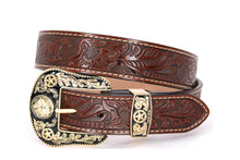 Load image into Gallery viewer, Plain Belt- #8051-8057 Longhorn Horse Crocodile Prayer Floral