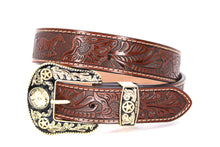 Cargar imagen en el visor de la galería, Plain Belt- #8051-8057 Longhorn Horse Crocodile Prayer Floral