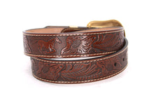 Load image into Gallery viewer, Plain Belt- #8051-8057 Longhorn Horse Crocodile Prayer Floral