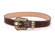 Cargar imagen en el visor de la galería, Plain Belt- #8051-8057 Longhorn Horse Crocodile Prayer Floral