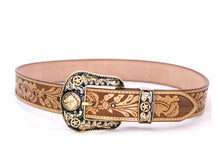 Cargar imagen en el visor de la galería, Plain Belt- #8051-8057 Longhorn Horse Crocodile Prayer Floral