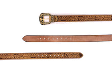 Cargar imagen en el visor de la galería, Plain Belt- #8051-8057 Longhorn Horse Crocodile Prayer Floral