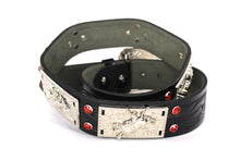 Load image into Gallery viewer, Concho Belt- #801 Silver Concho & Colorful Rhinestone