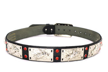 Load image into Gallery viewer, Concho Belt- #801 Silver Concho & Colorful Rhinestone