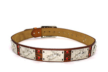 Load image into Gallery viewer, Concho Belt- #801 Silver Concho & Colorful Rhinestone