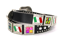 Cargar imagen en el visor de la galería, Rhinestone Belt - #8061 Mexican Flag