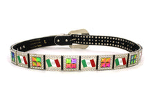 Cargar imagen en el visor de la galería, Rhinestone Belt - #8061 Mexican Flag