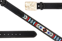 Load image into Gallery viewer, Embroidery Belt- 810 2'' Width Aztec Fabric Print
