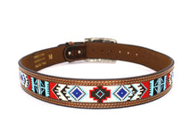Load image into Gallery viewer, Embroidery Belt- 810 2'' Width Aztec Fabric Print