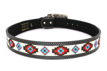Load image into Gallery viewer, Embroidery Belt- 810 2'' Width Aztec Fabric Print