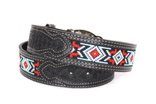 Load image into Gallery viewer, Embroidery Belt- 810 2'' Width Aztec Fabric Print