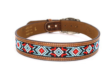 Load image into Gallery viewer, Embroidery Belt- 810 2'' Width Aztec Fabric Print