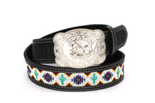 Load image into Gallery viewer, Embroidery Belt- 810 2'' Width Aztec Fabric Print