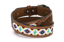 Load image into Gallery viewer, Embroidery Belt- 810 2'' Width Aztec Fabric Print