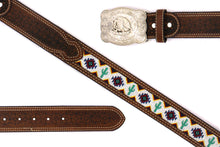 Load image into Gallery viewer, Embroidery Belt- 810 2'' Width Aztec Fabric Print