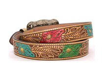 Cargar imagen en el visor de la galería, Plain Belt- #8051-8057 Longhorn Horse Crocodile Prayer Floral